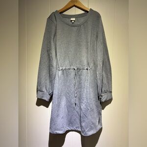 NWT a new day grey sweatshirt dress XXL
